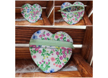 Stickdatei ITH - Herz Tasche blanko in 5 Größen